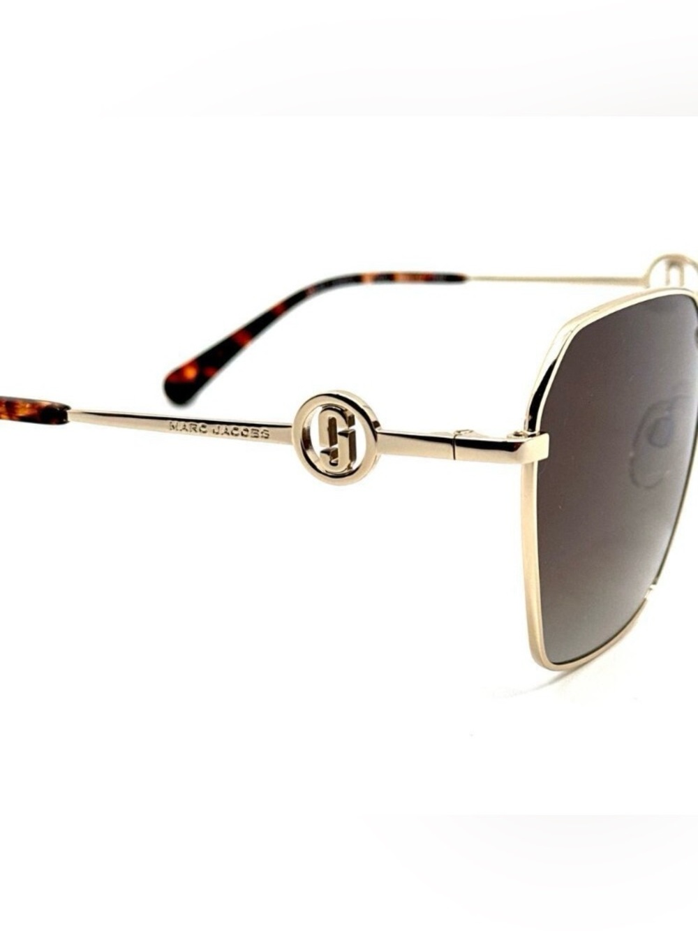 MARC JACOBS Sunglasses 729/S 06JHA Gold w/ Havana full rim square brown Gradient - Picture 3 of 15